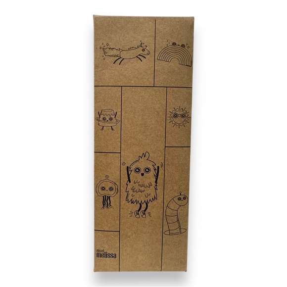 Mini Melissa girl flip flop color Beige Size 1 toddler new with box - Picture 5 of 10